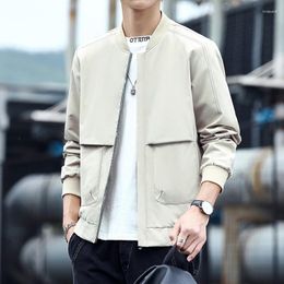 Men's Jackets Spring And Autumn 2023 Workwear Jacket Coat Korean Casual A2