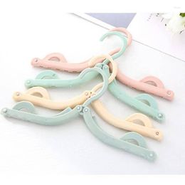 Hangers 4 PCS/Set Plastic Coat Hanger Home And Travel Use Foldable Multi-functional For Clothes Out Door Drying Rack