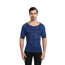 Men's Body Shapers Men Slimming Shaper Vest Shirt Abs Abdomen Slim Gym Workout Corset Tummy Control Compression Tank Top Sleeveless