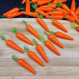 Decorative Flowers 25/50pcs Spring Easter Carrot Decoration Simulation Foam Vegetables For Home Decor Happy Party Supplies Gits