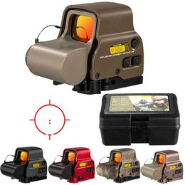 558 Red Film Glass Holographic Red and Green Dot Scope Hunting Rifle T-dot Reflex Sight With Integrated 5/8" 20mm Weaver rail