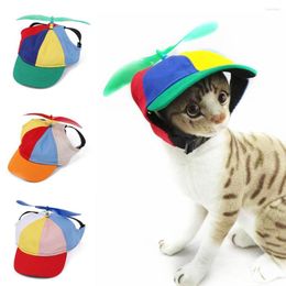 Dog Apparel Pet Propeller Hat Colourful Detachable Adorable Sunproof Breathable Replacement Summer Puppy Kitten Outdoor Decor Cap Supplies