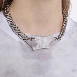 2020 1017 ALYX STUDIO LOGO Metal Women Jewellery Chain necklace Men Women Fashion Bracelet Hip Hop Outdoor Street Accessories Festiv297y