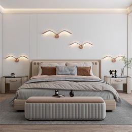 Wall Lamp Seagull Nordic Modern Simple Living Room Sofa Background Personality Creativity Bedroom Bedside LED