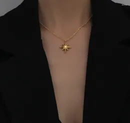 Chains Simple Necklaces Metal Comet Pendant Titanium Steel For Women 2023 Fashion Jewellery