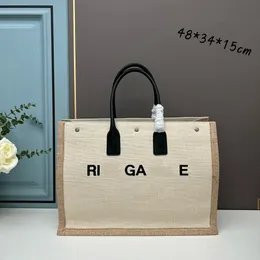 Beach Bag Tote for Women Y Letter Designer Shopping Bags with Handle Fashion Canvas Bags Handbags For Women White Shoulder Bag Travelling Camping Grocery Weekend