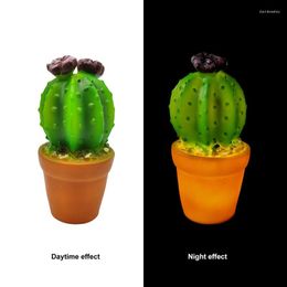 Solar LED Cactus Pineapple Lights Outdoor Garden Lawn Pathway For Patio Yard Party Christmas Wedding Decoration