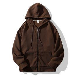 Mens Hoodies Sweatshirts Extfine 5XL Men Women Solid Color Zipper Hoodies Autumn Waffle Man Hooded Sweatshirts Jackets Male Casual Baggy Hoodies Top 230729