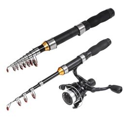 Boat Fishing Rods 1m 1 2m 1 5m Rod Portable Spinning Pole Travel Sea Rock Accessories Tool257W