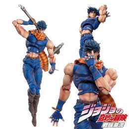 Military Figures 17cm Super Action Statue Joseph Joestar Anime Figure JoJo's Bizarre Adventure Part 2 Action Figure Adult Model Doll Toys Gifts 230729