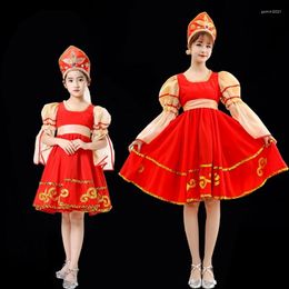 Stage Wear Classical Elegant Russian National Dance Dress Adult Girl Kids Women Performance Costume European Princess