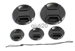 Lens Caps 10PCS/SET 40.5 49 52 55 58 62 67 72 77 82mm Snap-On Front Lens Cap For Nikon Sony Olympus Pentax Fuji Sigma Camera x0729