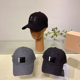 Men's casual leather letter print designer ball cap outdoor vacation sports sun protection 3 colors casquette