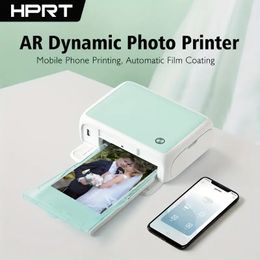 HPRT Small HD Wireless Mobile Photo Printer, Mobile Phone Wi-Fi Connection, Colourful Multi-size Optional, 300dpi Sublimation Inkless Printing 4*6