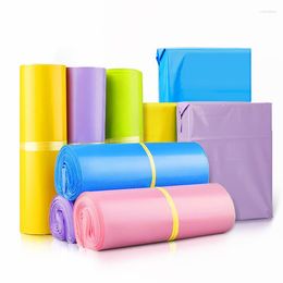 Storage Bags Colorful PE Plastic Courier Bag Self Adhesive Sealed Waterproof Envelope Mailing Logistics Packaging Express