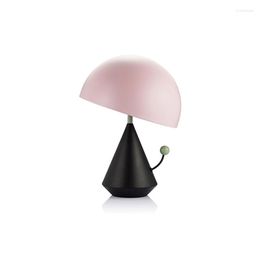 Table Lamps Modern Led Glass Ball Lamp E27 Purple Bedroom Desk Study Ceramic Gourd Living Room
