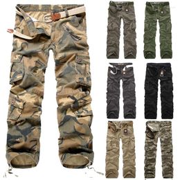 Men's Pants Cargo Men 2023 Camouflage Trousers Casual Multi-pocket Army Work Combat Mens Military Plus Size