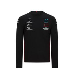 2021 Long Sleeve Sleeve T-shirt Club Customised Clothing Formula F 1 Racing Suit Team T-shirt Customised Same Style271P