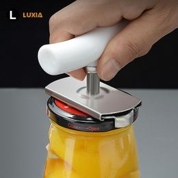 Cleaning Brushes Adjustable Multi function Bottle Cap Opener Stainless Steel Lids Off Jar Labour saving Screw Can for Kitchen Gadget 230729