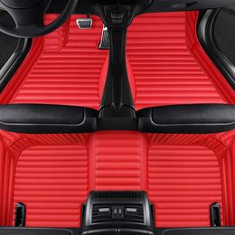 Artificial leather car floor mats for tesla model 3 SX Y accessories carpet alfombra Luxury-Surround219K