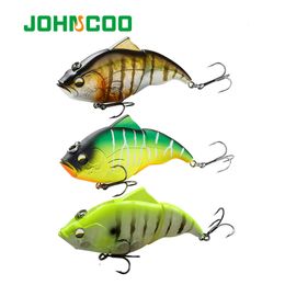 Baits Lures JOHNCOO 3pcs Fishing Lure Sinking Floating Wobbler SwimShad Glide VIB Vibration Bait Pike Trout Muskie Bass 230729