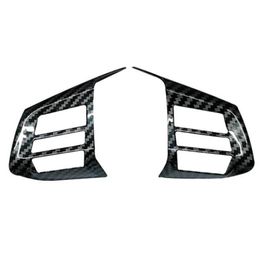 Steering Wheel Covers For 2013-2022 Car Carbon Fiber Grain Button Frame Decoration Cover Trim Accessories228Q