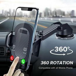 Sucker Car Phone Holder Mount Stand GPS Telefon Mobile Cell Support For iPhone 12 11 Pro Max X 7 8 Plus Xiaomi Redmi Huawei289g