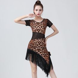 Stage Wear Belly Dance Dresses Sexy Leopard Practice Clothes Oriental Performance Fashion Costume Bellydance Jupe 2023
