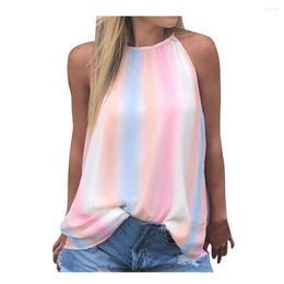 Women's Tanks Print Top Blouse Tank Sleeveless Summer Tops Women Tight