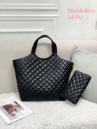 Tote Bag Designer Purses High Quality Handbag Large Shoulder bag with pouch Plain Diamond Lattice Jean Leather Branded Totes Bags Women's Designer Handbags