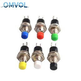 Switch 6pcs NC NO Normally Open Closed Momentary Self-resetting Push Button Without Lock Reset287y