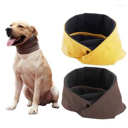 Dog Collars Scarf Solid Warm Collar Bandana Outdoor Breathable Pet Puppy Neck Wrap Cloth For Small Medium Dogs Keep