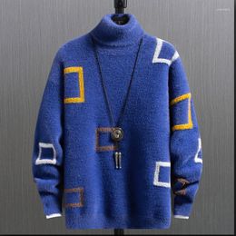 Men's Sweaters Winter Cashmere Sweater Men Clothes Thick Male Pullover Jumpers Top Quality Fashion Mens Keep Warm Pull Homme Hiver