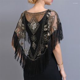 Women's Blouses Bling Tassels Blouse Shirt Sexy Women Summer Sequin Casual Tops Camiseta Mujer Poncho Blusas Pullover Party Club Clothing