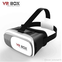 VR Box 3D Glasses Headset Virtual Reality phones Case Google Cardboard Movie Remote for Smart Phone VS Gear Head Mount Plastic VRB213N