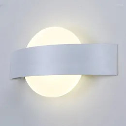 Wall Lamp Lampada LED Lamps AC85-265V Modern Simple Bedroom Lights Indoor Dining-room Corridor Lighting Aluminum Material