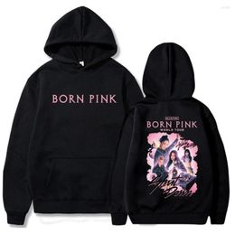 Men's Hoodies Kpop Bp Pink Mens Autumn Winter Boys Girls Sweatshirts Fashion Cosplay Hoodie