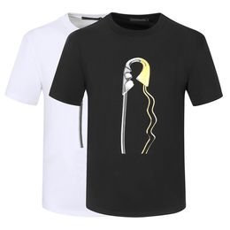 Fashion Men's T-shirt Summer Men's Women's T-shirt Cotton Designer Short Sleeve Casual Shirt Hip Hop Street Wear T-shirt T-shirt Men's Black and White Clothing DD23