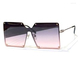 Sunglasses 2023 Women Square Travel Metal Daily Sun Glasses Office Ladies Fashion Retro Lunette De Soleil With Box