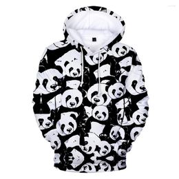 Men's Hoodies Fashion Spring And Autumn Animal Panda 3D Print Streetwear Est Men Women Sweatshirt Hoodie Harajuku Kids Pullover Top