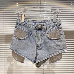 Women's Jeans Female High Waist Short Pants Vintage Summer Beach Jean Denim Trousers Ladies Ripped Shorts Large Size G96