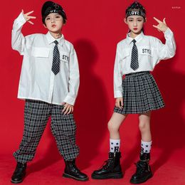 Clothing Sets Children Dance Costume Jazz Modern Performance Boys Hip Hop Kids School Uniform Chorus For Girls