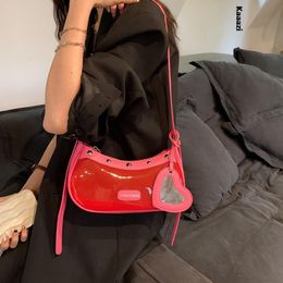 Evening Bags Classic Red Purses And Handbags Luxury Designer Summer Trendy Crossbody Straps Adjustable High Quality Ladies Shoulder Bag 230729