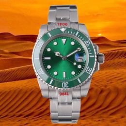 Mens Watches Ceramic Bezel wrist watch Automatic Movment full Stainless Steel Folding buckle gold Green reloj de lujo Sapphire super luminous waterproof Watchs