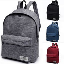 School Bags Men Male Canvas Backpack Grey Casual Rucksacks 15inch Laptop Backpacks College Student Bag Women Mochila 230729