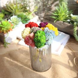 Decorative Flowers Artificial Hydrangea Flower Simulation Fake Soft Glue Rice Fruit Wedding Succulent Plants Home Garden Decoration