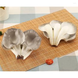 Decorative Flowers Artificial Mushroom 5-Head Simulation Vegetable Food Pography Prop Display DIY Home Decor