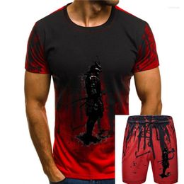 Men's Tracksuits Cotton Super Soft Crew Neck Armoured Samurai T Shirt Unisex Men Women