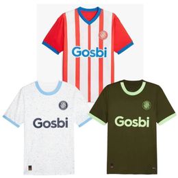 2023/24 Girona FC Soccer Jerseys 2024 ARNAU DAVID LOPEZ STUANI TSYGANKOV Shirts Mens CASTELLANOS RIQUELME IVAN MARTIN Football Uniforms Kids kit