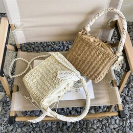 Evening Bags Straw Crossbody For Women Rattan Woven Purses And Handbags Ladies Beach Holiday Tote Hand Bag